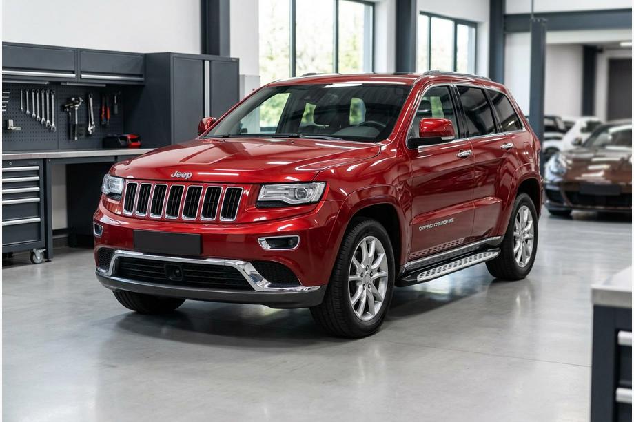 Jeep Grand Cherokee WK2 2010-2021 Marchepieds Latéraux Shining V1 (2 pcs, Aluminium) Image