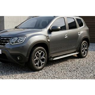 Marchepieds Latéraux Shining V1 (2 pcs, Aluminium) Renault Duster 2018-2024 photo 1