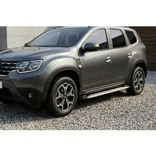 Marchepieds Latéraux Shining V1 (2 pcs, Aluminium) Renault Duster 2018-2024 photo 1