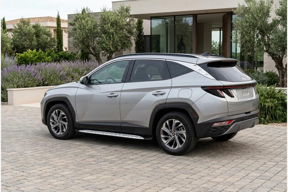 Hyundai Tucson NX4 2021- Marchepieds Latéraux Shining V1 (2 pcs, Aluminium) Photo 1