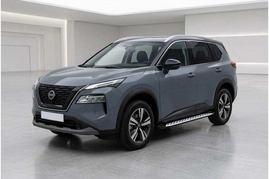 Nissan X-trail T33/Rogue 2022- Marchepieds Latéraux Shining V1 (2 pcs, Aluminium) Image