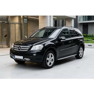 Marchepieds Latéraux Shining V1 (2 pcs, Aluminium) Mercedes ML W164 2005-2011 photo 1