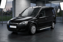 Opel Combo 2002–2012 Marchepieds Latéraux Shining V1 (2 pcs, Aluminium) photo 1