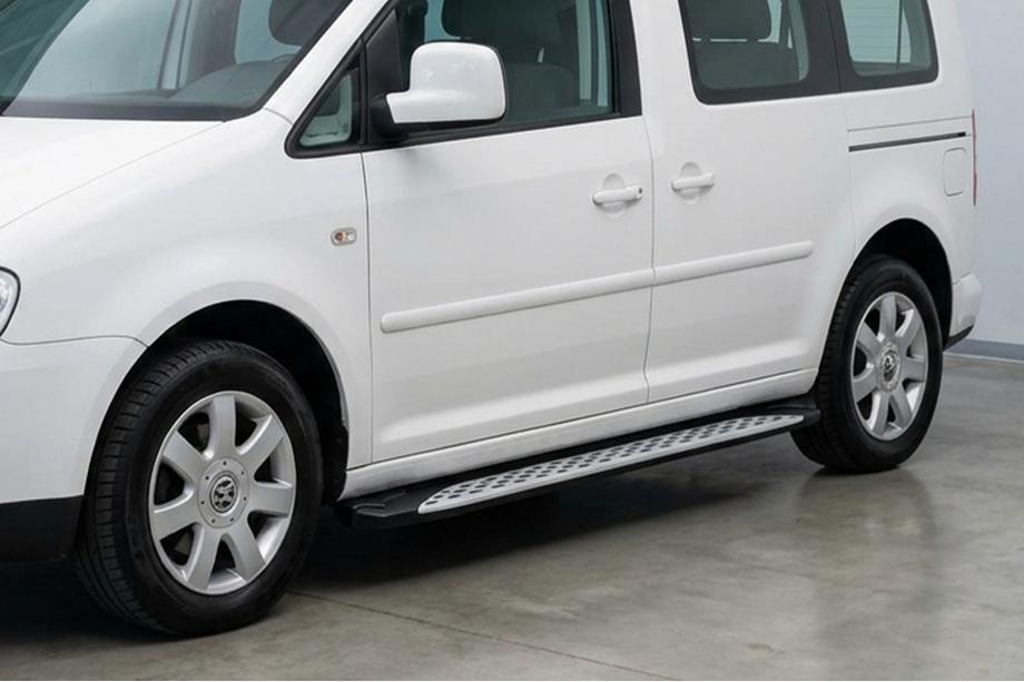 Volkswagen Caddy 2010-2015 Marchepieds Latéraux Shining V1 (2 pcs, Aluminium) Photo 1