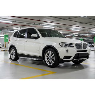 Marchepieds Latéraux Shining V1 (2 pcs, Aluminium) BMW X3 F25 2011-2018 photo 1