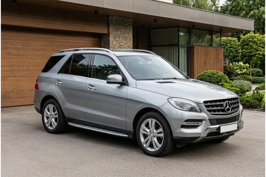 Mercedes GLE/ML class W166 2011-2018 Marchepieds Latéraux Shining V1 (2 pcs, Aluminium) Photo 1
