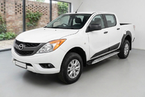 Mazda BT-50 2012- Marchepieds Latéraux Shining V1 (2 pcs, Aluminium) photo 1