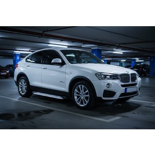 Marchepieds Latéraux Shining V1 (2 pcs, Aluminium) BMW X4 F26 2014-2018 photo 1