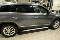 Skoda Kodiaq 2016-2023 Marchepieds Latéraux Shining V1 (2 pcs, Aluminium) photo 4