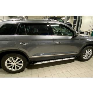 Marchepieds Latéraux Shining V1 (2 pcs, Aluminium) Skoda Kodiaq 2016-2023 photo 4