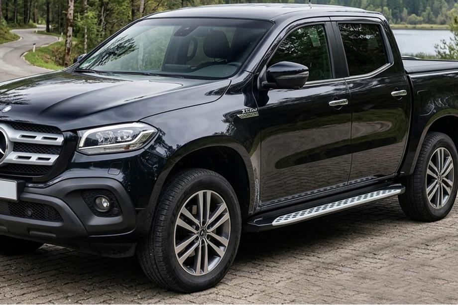 Mercedes X class 2017-2020 Marchepieds Latéraux Shining V1 (2 pcs, Aluminium) Image