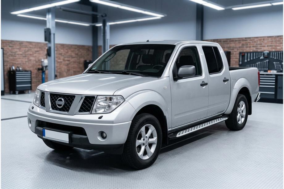 Nissan Navara 2006-2015 Marchepieds Latéraux Shining V1 (2 pcs, Aluminium) Photo 1