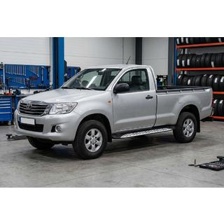 Marchepieds Latéraux Shining V1 (2 pcs, Aluminium) Toyota Hilux 2006-2015 photo 1