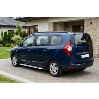 Marchepieds Latéraux Shining V1 (2 pcs, Aluminium) Dacia Lodgy 2012-2022 photo 1