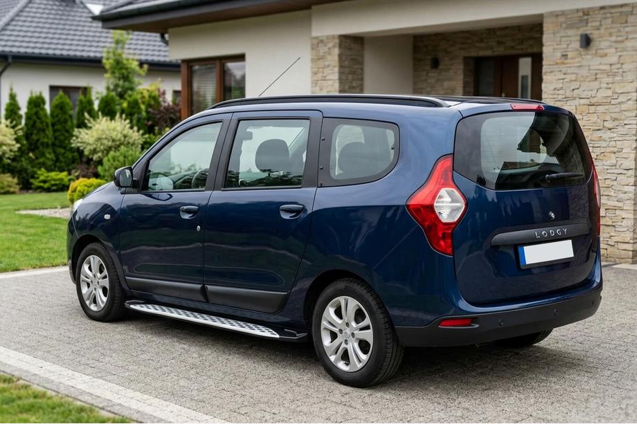 Dacia Lodgy 2012-2022 Marchepieds Latéraux Shining V1 (2 pcs, Aluminium) Image