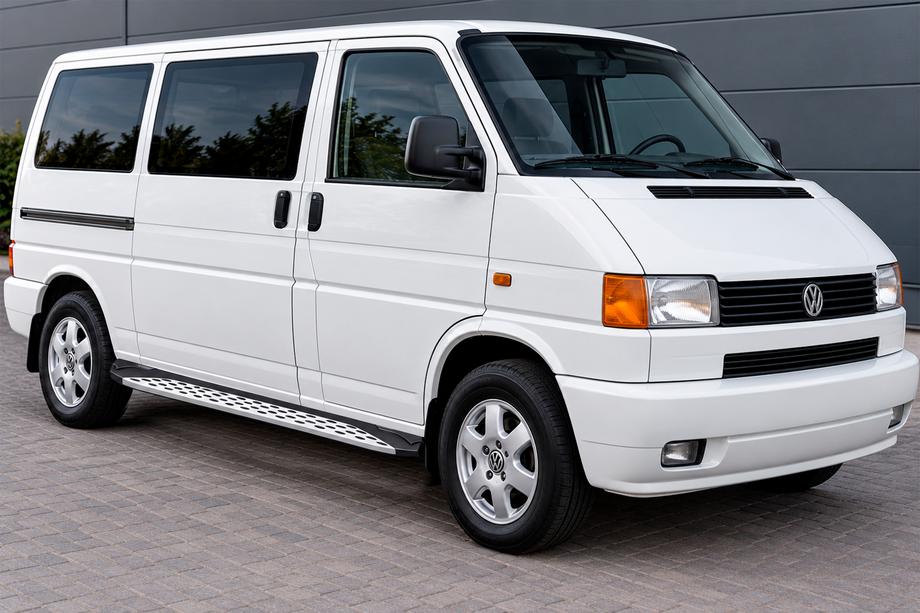 Volkswagen T4 Transporter 1990-2003 Marchepieds Latéraux Shining V1 (2 pcs, Aluminium) Image
