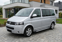 Volkswagen T5 2010-2015 Marchepieds Latéraux Shining V1 (2 pcs, Aluminium) Empattement Court photo 1