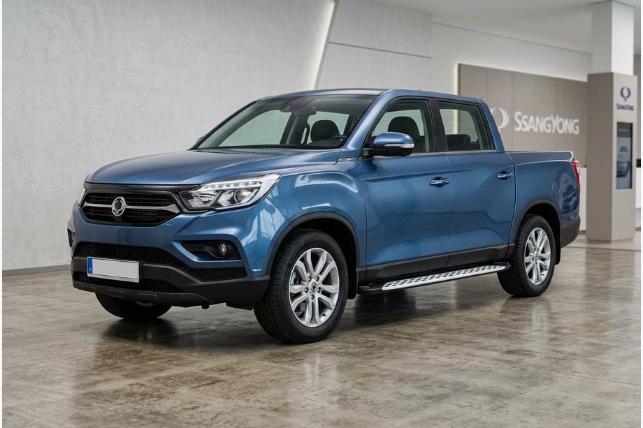 SsangYong Musso II 2018– Marchepieds Latéraux Shining V1 (2 pcs, Aluminium) Photo 1