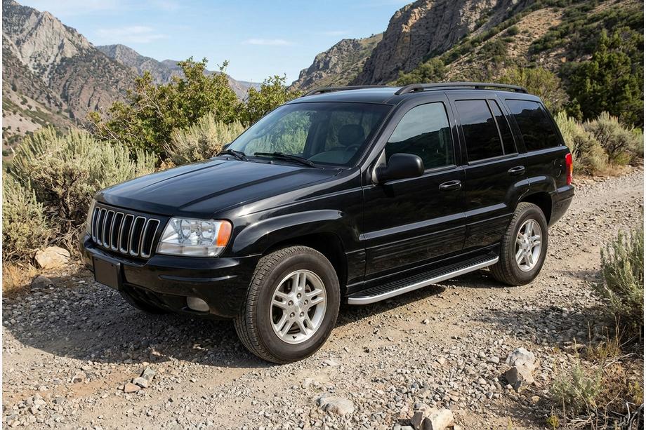 Jeep Grand Cherokee WJ 1999-2004 Marchepieds Latéraux Tayga Grey (2 pcs, Aluminium) Photo 1