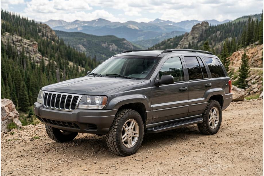 Jeep Grand Cherokee WJ 1999-2004 Marchepieds Latéraux Allmond Black (2 pcs, Aluminium) Photo 1
