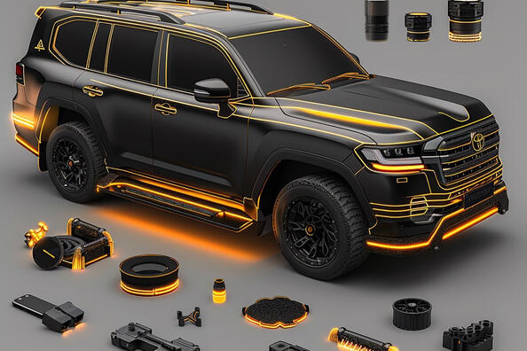 Comment choisir des composants de qualité pour le restylage du Toyota Land Cruiser 200 Photo 1
