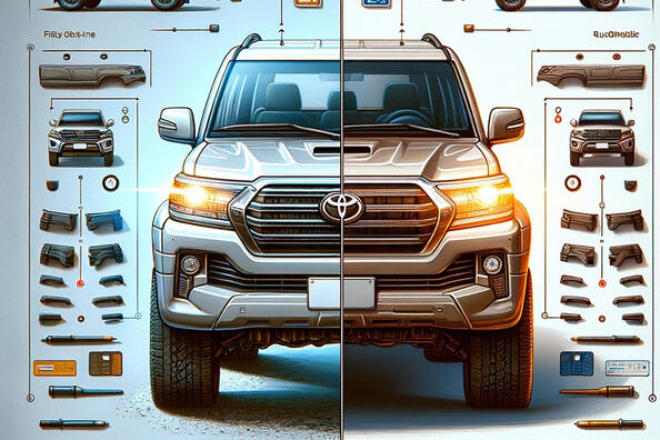 Kits de carrosserie originaux ou répliques pour Toyota Land Cruiser 200 : quel est le meilleur ?