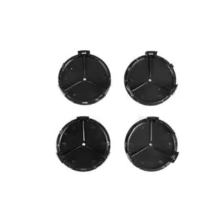 Caches moyeu 71/75 mm sans anneau (lot de 4, bleu V1) photo 3