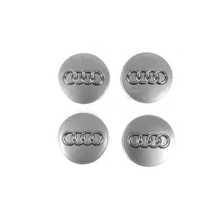 Caches moyeux 60/58mm gris ad5957s (lot de 4) photo 2