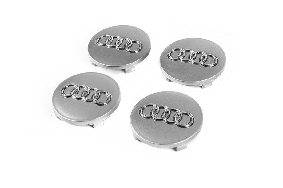 Audi Caches moyeux 60/58mm gris ad5957s (lot de 4) Image