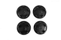 Porsche Caches moyeu 76/71mm noirs (lot de 4) photo 3