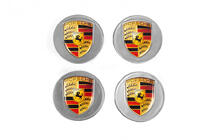 Porsche Caches moyeu de roue 76/71mm gris (4 pcs) photo 2