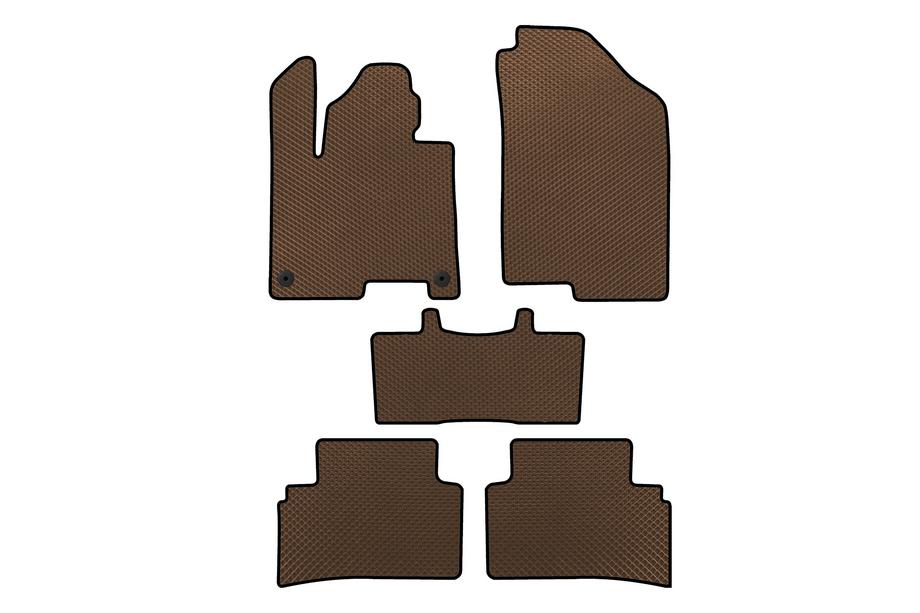 Kia Sportage 2021- Tapis de sol EVA (Marron) Image