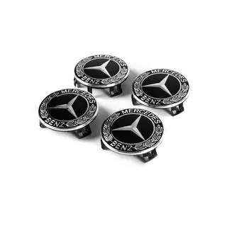 Caches moyeu 71/75 mm sans bague (4 pcs, noir V3) photo 3