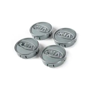 Cabochons de jante gris kia60tur-sir (59mm à 55mm, 4 pcs) photo 1