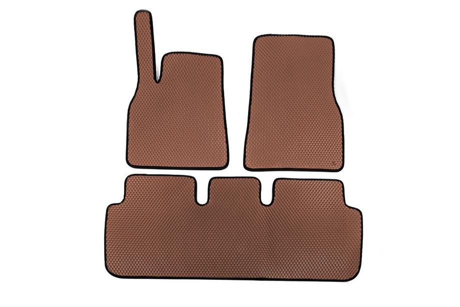 Tesla Model S 2012– Tapis de sol EVA (2021+, Marron) Image
