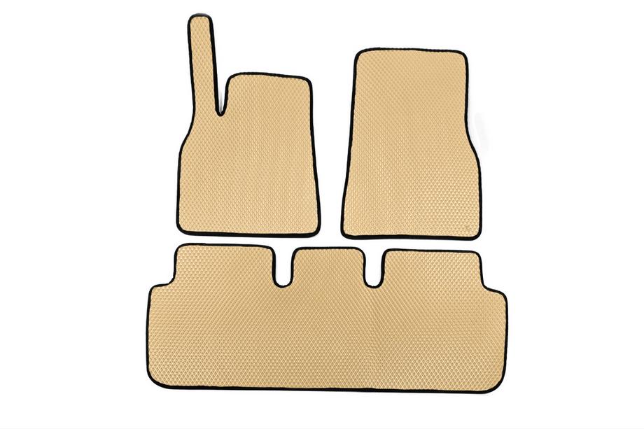 Tesla Model S 2012– Tapis de sol EVA (2021+, Beige) Image