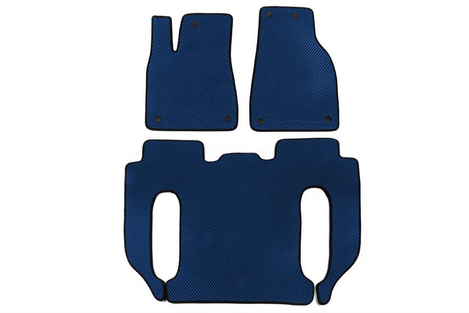 Tesla Model X 2015- Tapis de sol EVA (Bleu) Image