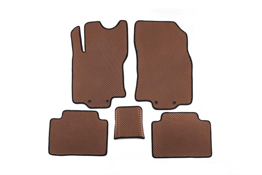 Nissan X-trail T32/Rogue 2014-2021 Tapis de sol EVA (Marron) Image