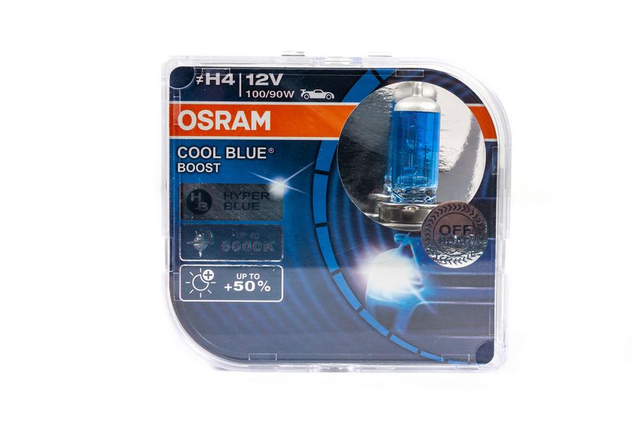 Ampoules de phares Osram H4 100/90W Cool Blue Hyper 62193CBB (2 pcs) Photo 1
