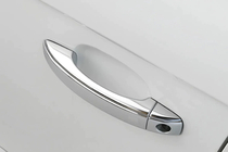 Audi Q3 2011-2019 Couvre-poignées chromés sans boutons (4 pcs, inox) photo 1