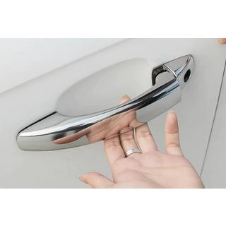Couvre-poignées chromés sans boutons (4 pcs, inox) photo 2