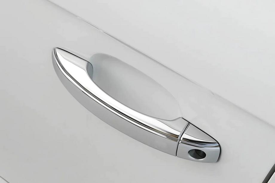 Audi Q3 2011-2019 Couvre-poignées chromés sans boutons (4 pcs, inox) Image