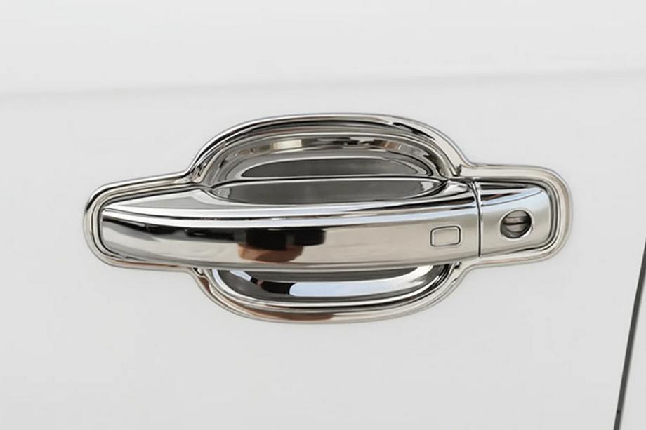 Audi A1 2010-2018 Couvre-poignées Chromés (Acier Inoxydable) 4 Couvre-poignées avec Boutons Photo 4
