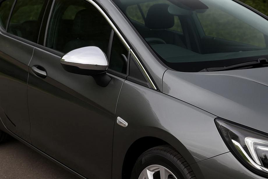 Opel Astra K 2016-2021 Couvre-Rétroviseurs (2 pcs, Acier Inoxydable) Image