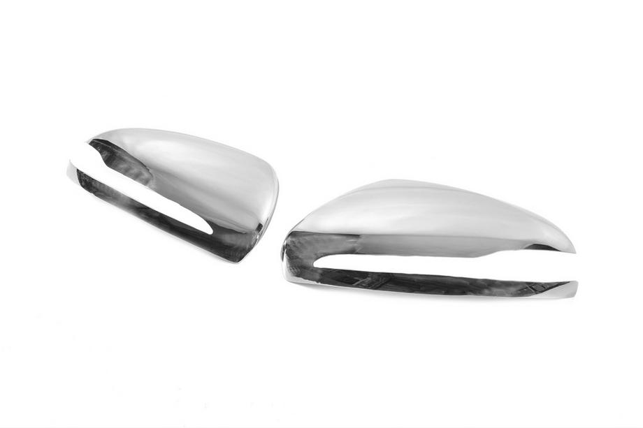Mercedes E-class W213 2016-2023 Couvre-Rétroviseurs (2 pcs, Acier Inoxydable) Photo 4