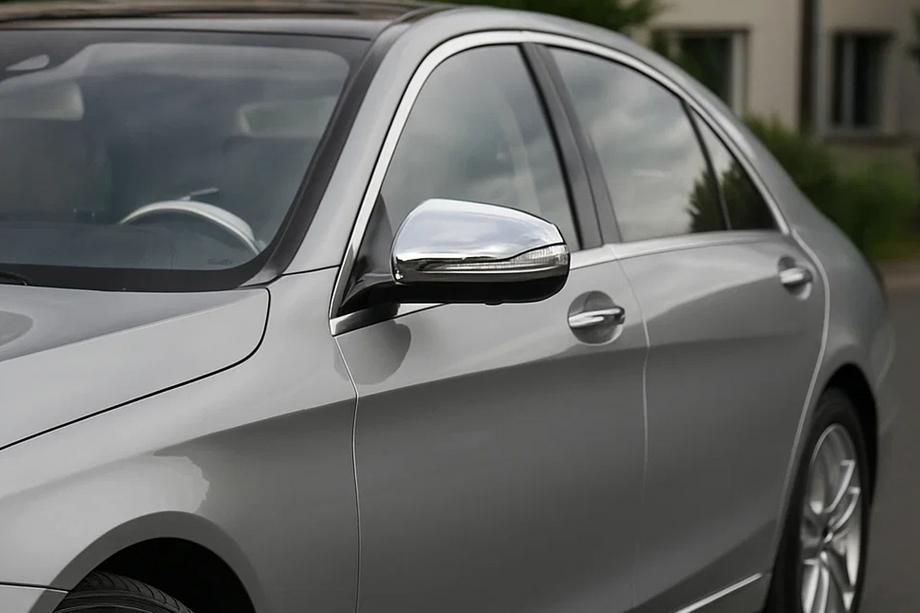 Mercedes S-class W222 2013-2022 Couvre-Rétroviseurs (2 pcs, Acier Inoxydable) Image
