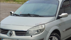 Renault Scenic/Grand 2003-2009 Couvre-calandre (4 pcs, inox) photo 3