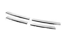 Renault Scenic/Grand 2003-2009 Couvre-calandre (4 pcs, inox) photo 4