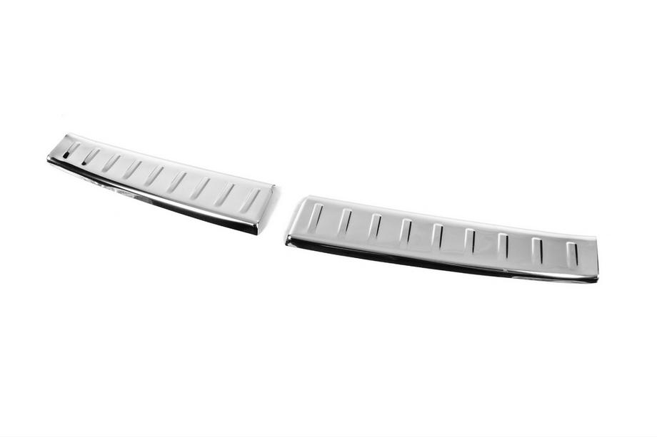 Mercedes EQB 2021- Seuil de coffre arrière Chromé Brillant Carmos (2 pcs, inox) Photo 2