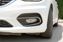 Fiat Tipo 2016- Couvre-phares antibrouillard (2 pcs, inox) photo 1